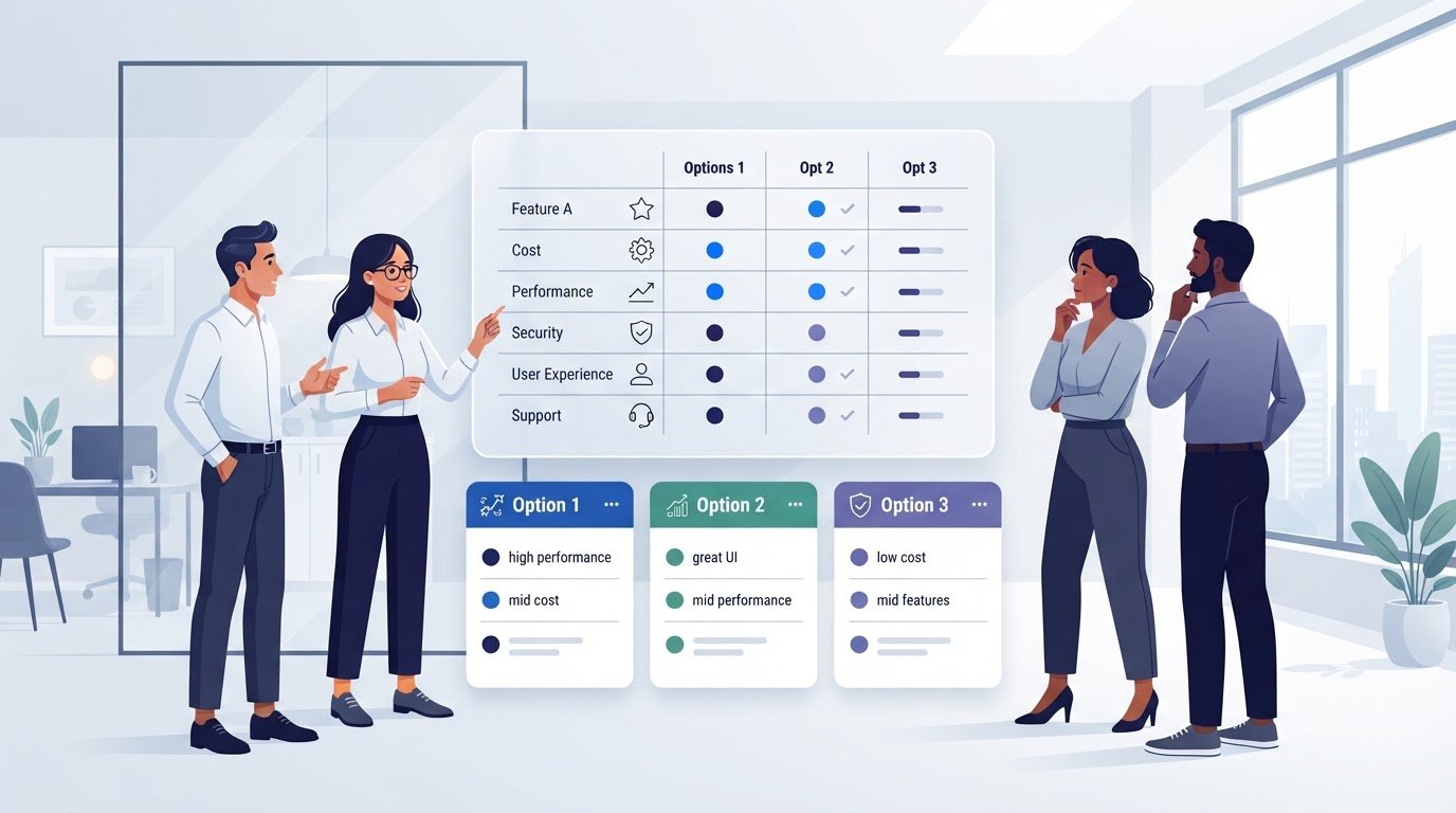 How to Create a Software Evaluation Matrix for Better Decisions